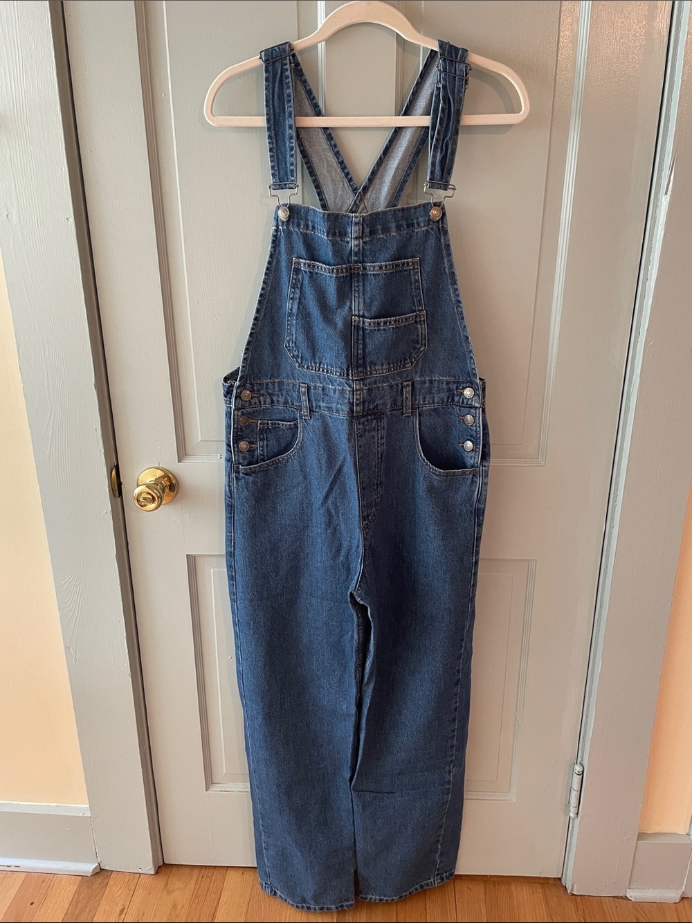 Free People We The Free Ziggy Denim Overalls M